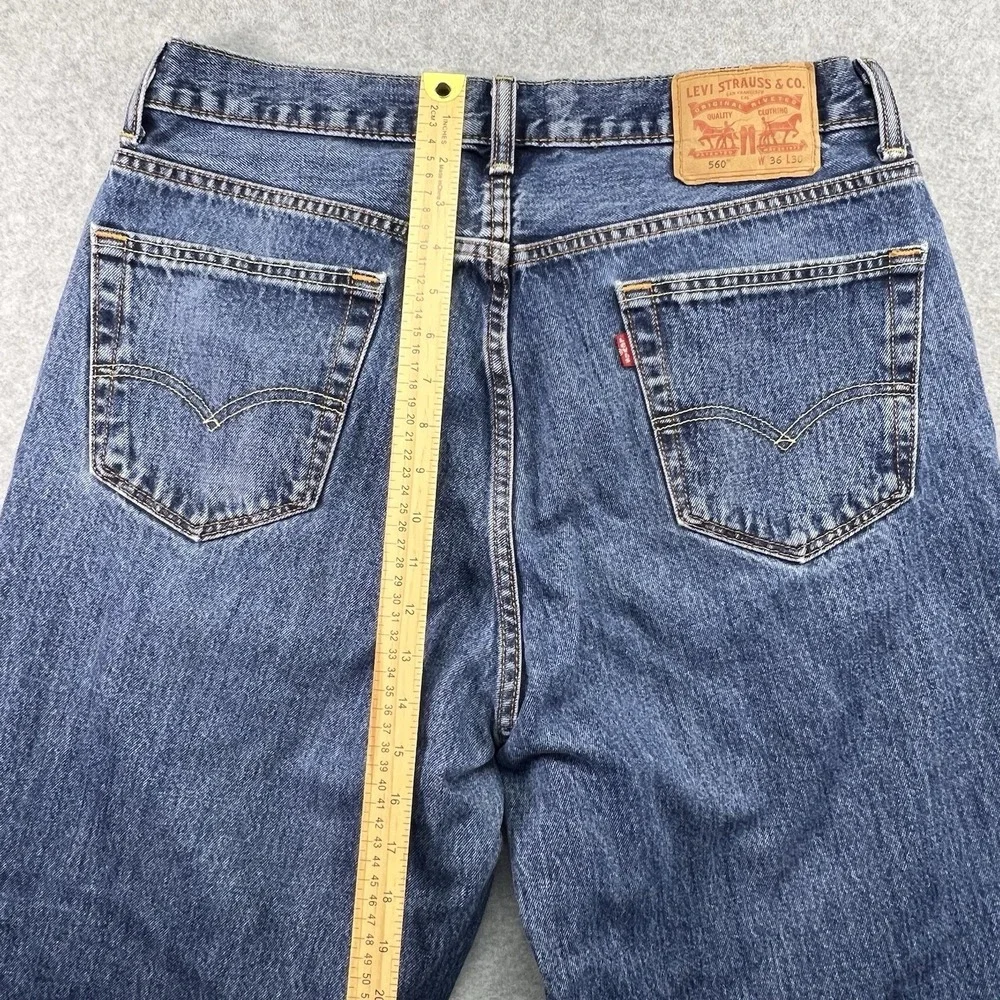 Levi's‎ 560 Jeans Mens 36x30 Blue Medium Wash Denim Comfort Fit Tapered